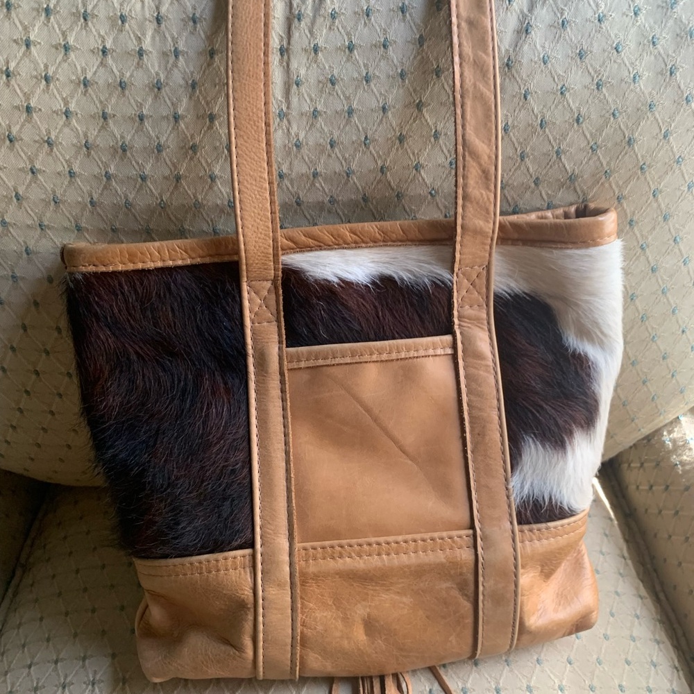 CANOE leather shoulder bag